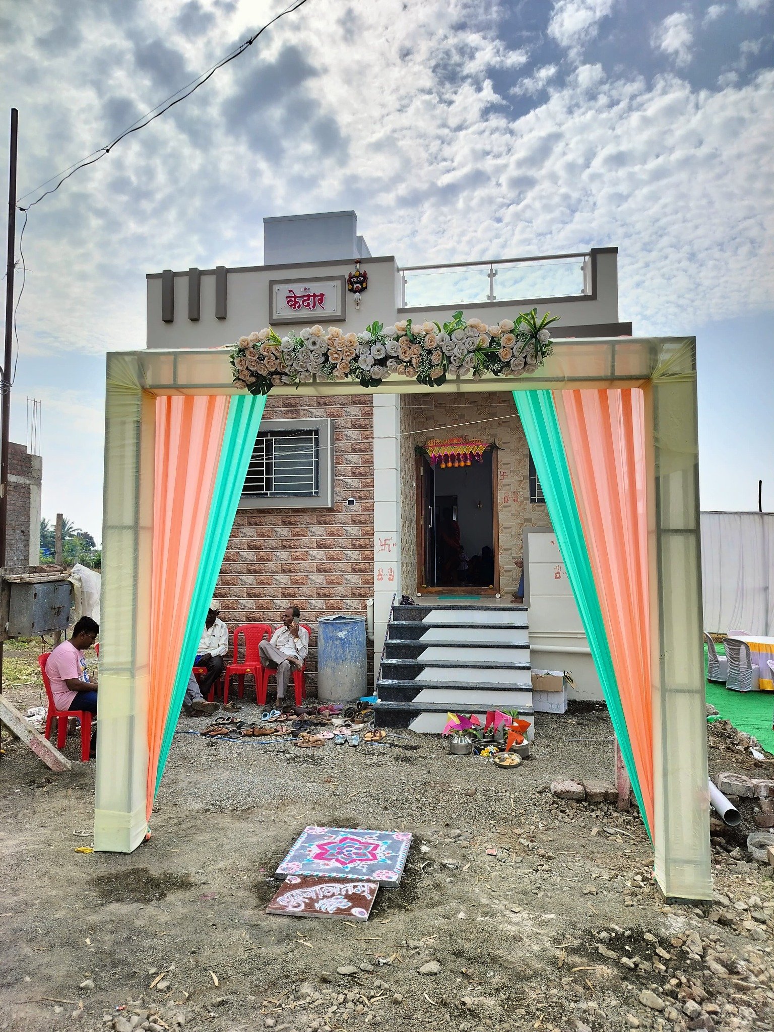 Bungalow completed ceremony view